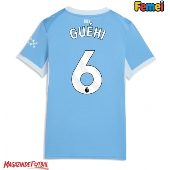 Manchester City Marc Guehi #6 Tricou Fotbal Replică 2026-27 Femei Acasa